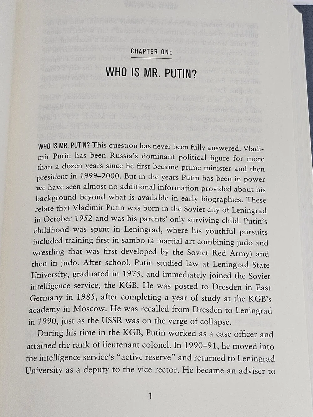 Mr. Putin: Operative in the Kremlin Fiona Hill HC Book 1st Edition 1st Print New